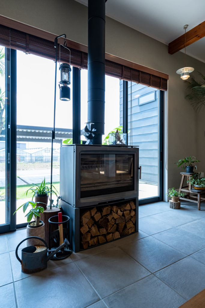 薪ストーブのあるお家